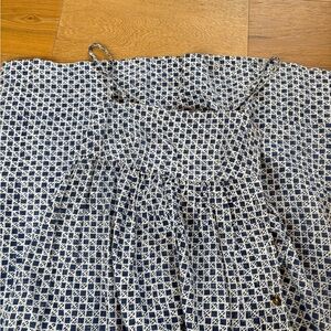 Ciao Lucia Blue and White Patterned Dress